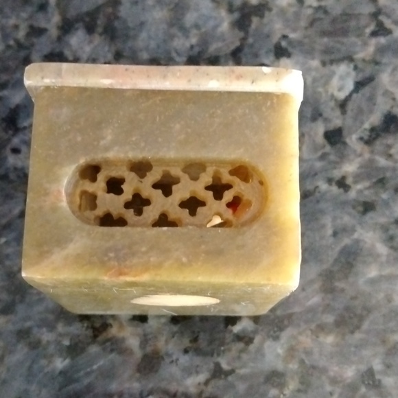 Jade match box / incense box - Picture 4 of 9